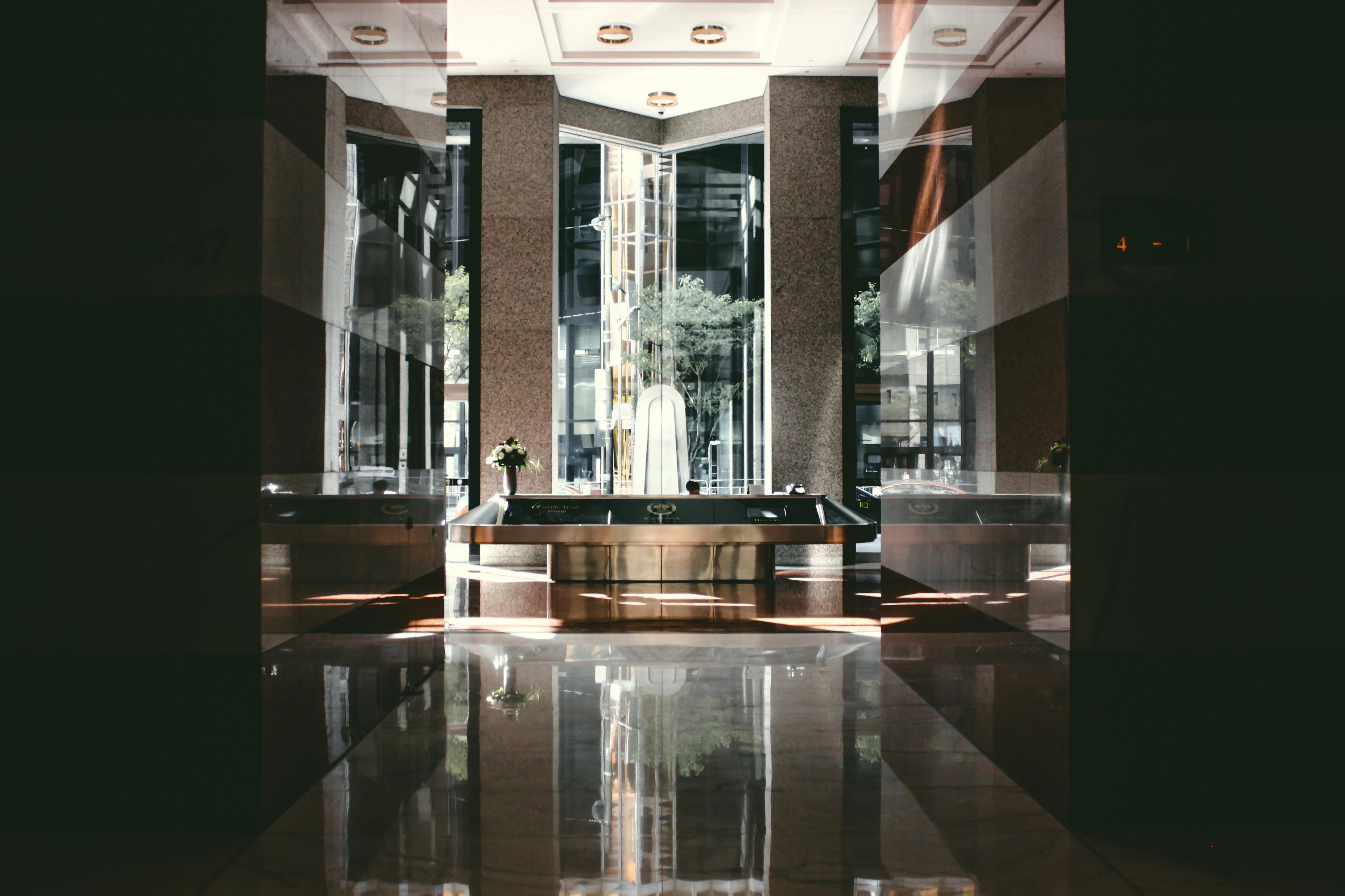 Hotel exterior renovation